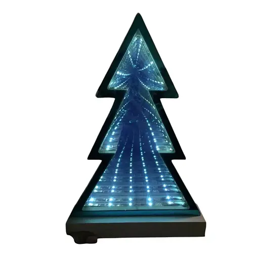 3D Елка Melinera на батарейках Led подсветка зеркальная поверхность