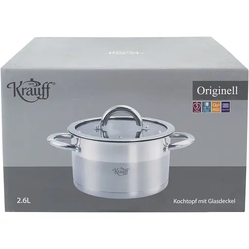 Каструля Krauff зі скляною кришкою 18 см (26-238-050) - фото 9