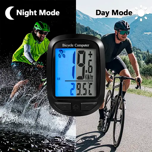 Беспроводной велокомпьютер YD100-A Waterproof с подсветкой (25 функций) - фото 9