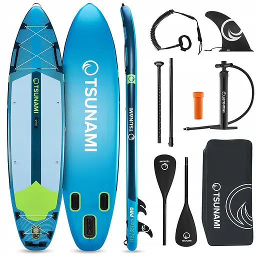 Надувная SUP доска TSUNAMI PRO 350 см с веслом T15 (P-5905973405638) - фото 1