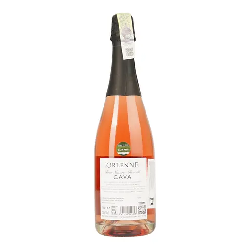 Вино ігристе Orlenne Валеро брют рожеве сухе 0.75 л 12%  - фото 2