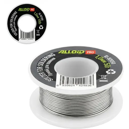 Припій для паяння Alloid Building Tools 1 мм 100 г (SI-92100) - фото 4