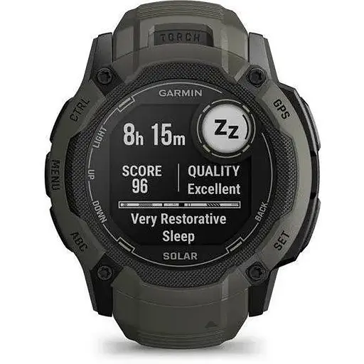 Смарт-годинник Garmin Instinct 2X Solar Moss (010-02805-15/05) - фото 8