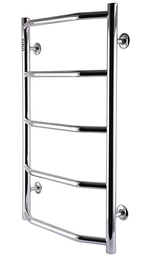 Водяна рушникосушка Unio LT W 700-400-5 Драбинка Трапеція, Хром - фото 4