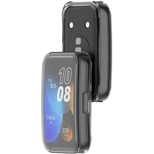 Чехол-накладка DK для Huawei Band 8 / 9 Silicone Face Case (016324) (clear) - фото 2