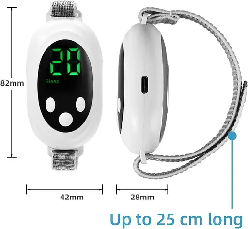 Допоміжний засіб для сну для дорослих, долонний масажер для сну, імпульсна стимуляція на основі мікрострумів для зняття тривожност - фото 3