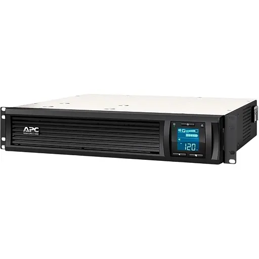 APC Джерело безперебійного живлення Smart-UPS C 1000VA/600W, RM 2U, LCD, USB, SmartConnect, 4xC13