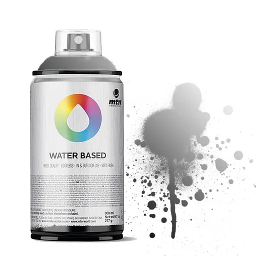 Аерозольна фарба MTN WB-9311 300 мл Black Semitransparent, напівпрозора, EX019W9311