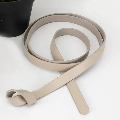 Ремінь-вузол шкіряний кольору мокко жіночий HC-1502 (115-120 см) - фото 3