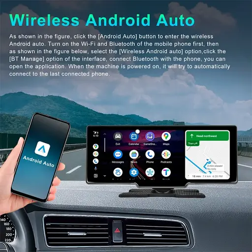 Видеорегистратор Wi-Fi Carplay и Android Auto Черный (1014-605-00) - фото 2