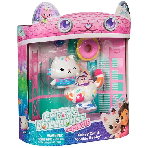 Ляльковий будиночок Gabby's Dollhouse Габбі у кіно: Кексик і Коржик Боббі (SM36273/6014) - фото 2