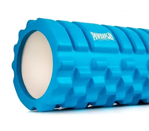 Масажний ролик (роллер) PowerPlay 4025 Massage Roller Синій (33x14 см) (PP_4025_Blue) - фото 2
