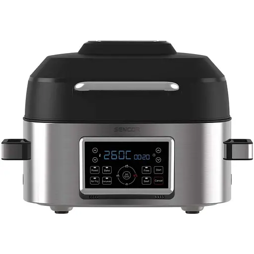 Мультипечь Sencor Vita 1660Вт 6л 40-265°C 7 программ металл/пластик серо-черный