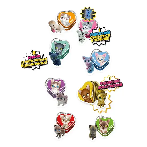 Фигурка-сюрприз "Милые котята" Cool Things PC048 серии "Puppy club gold edition" в ассортименте - фото 2