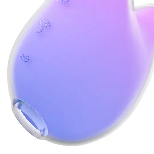 Вакуумний стимулятор клітора з вібрацією Satisfyer Mermaid Vibes фіолетовий - фото 7