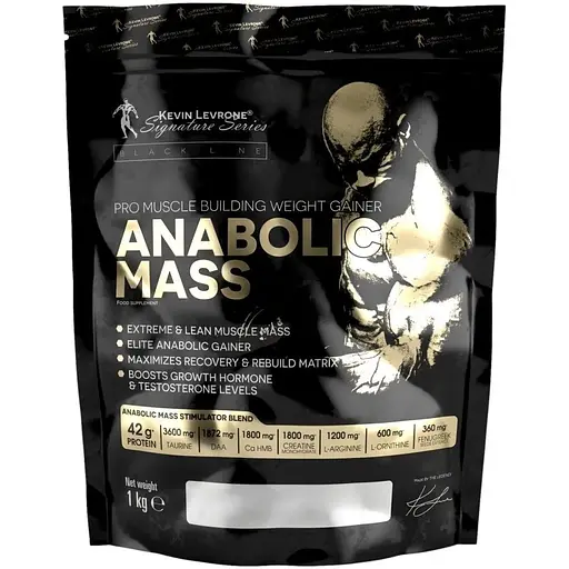 Гейнер Kevin Levrone Black Line Anabolic Mass, 1 кг - Шоколад