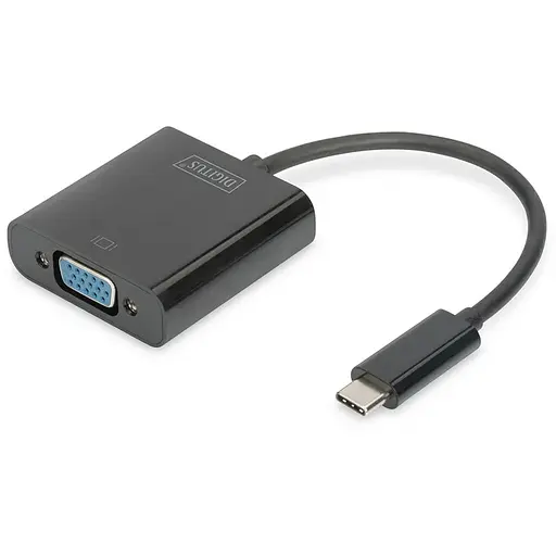 Digitus Адаптер USB-C - VGA Full HD, M/F, 0.15 m