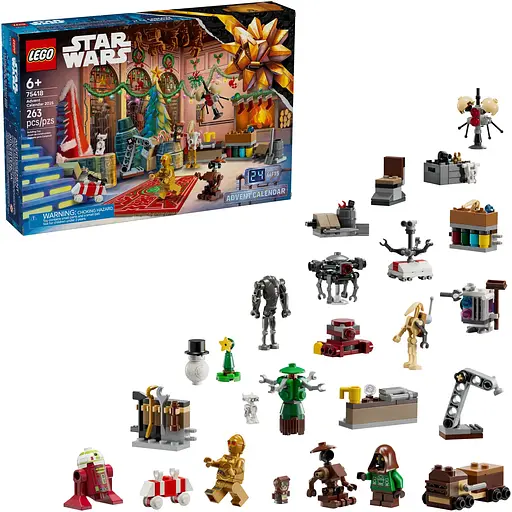 Конструктор LEGO Star Wars Адвент календарь 2025, 263 детали (75418) - фото 2