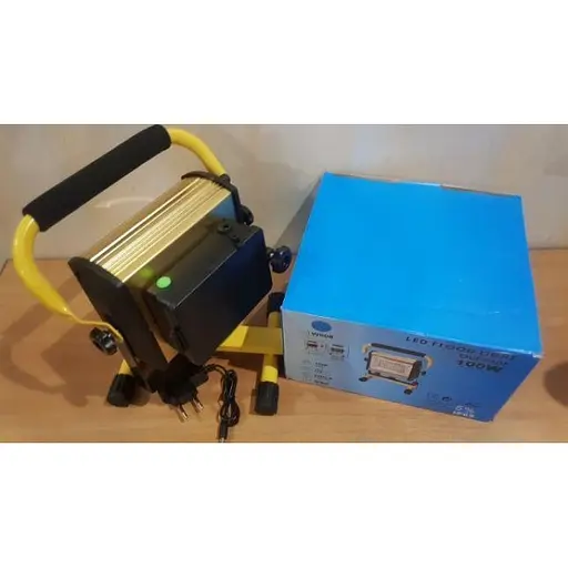 Ліхтар прожектор LED W808 100W (SMD) + USB + 6x18650 (4 режими) - фото 4