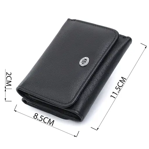 Кожаный женский кошелек ST Leather 11.5х8.5х2 см acs0029436 - фото 3