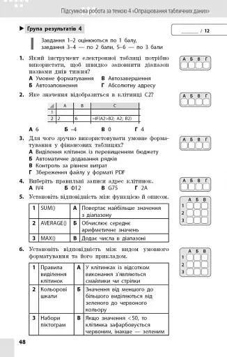Інформатика. 7 клас. Поточне та підсумкове оцінювання за групами результатів + діагностична робота - фото 9
