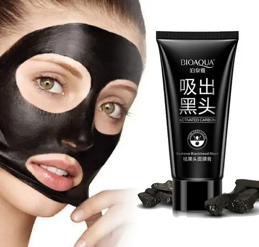 Маска плёнка Bioaqua от черных точек с углем Activated Carbon 60 г - фото 3
