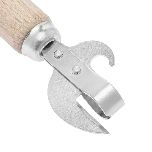 Открывачка открывалка открывашка нож консервный с деревянной ручкой 16 см, Kitchette 82081 - фото 5