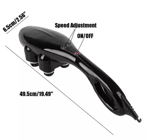 Ручний масажер для всього тіла 716C Вібромасажер (12 насадок) - фото 5