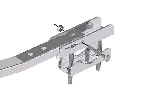 Сушилка для белья навесная Colombo Balcony with clamps (931877) - фото 4