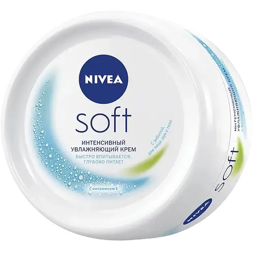 Набір: гель-догляд для душу Nivea Creme Soft 500 мл + крем для рук Nivea Інтенсивний зволожуючий з вітаміном Е 100, 100 мл - фото 3