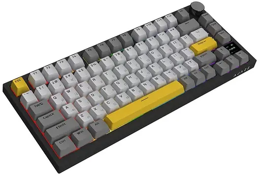 Клавиатура Ajazz AK820 PRO 75% Exploded Gift Switch Black RGB (AK820PRO-G-BGY) - фото 4