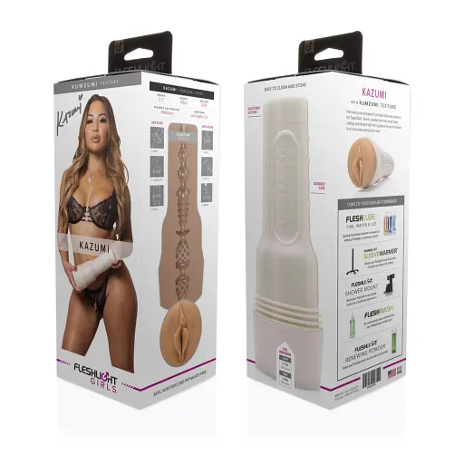 Реалістичний мастурбатор Fleshlight Kazumi Kumzumi тілесний - фото 7