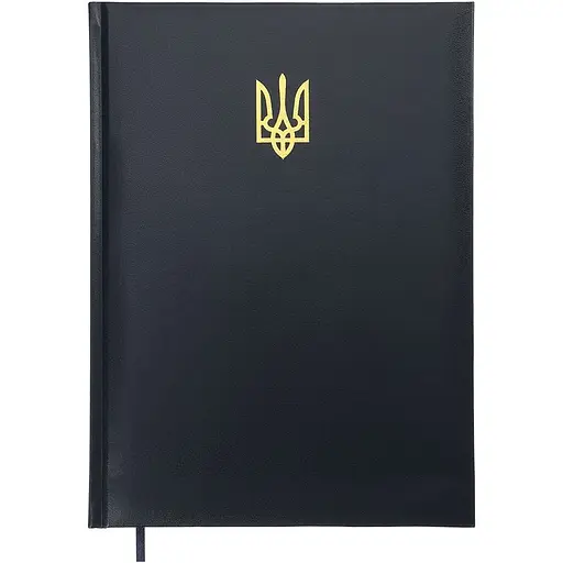 Ежедневник датированный Buromax Powerful 2026 A4 бумвинил/поролон темно-синий (BM.2749-03)