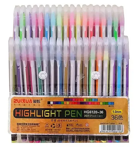 Набор гелевых ручек, 36 цветов, HG6120-36
