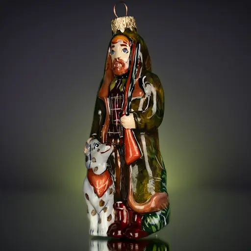 Ялинкова прикраса Різдвяні історії Мисливець скло (4820001064612) - фото 2