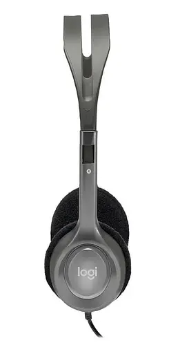 Комп'ютерна гарнітура Logitech H110 Silver (981-000271) - фото 3