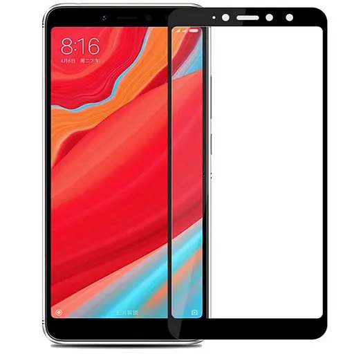 Защитное стекло Full Glue 9H Xiaomi Redmi S2 черное - фото 3
