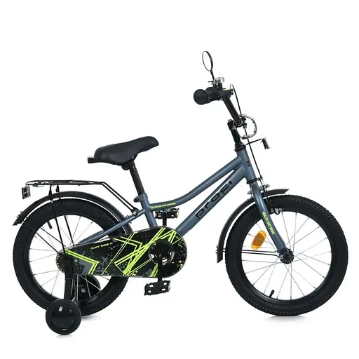 Велосипед дитячий MB 16014-1 колеса 16 дюймів, чорний - фото 5