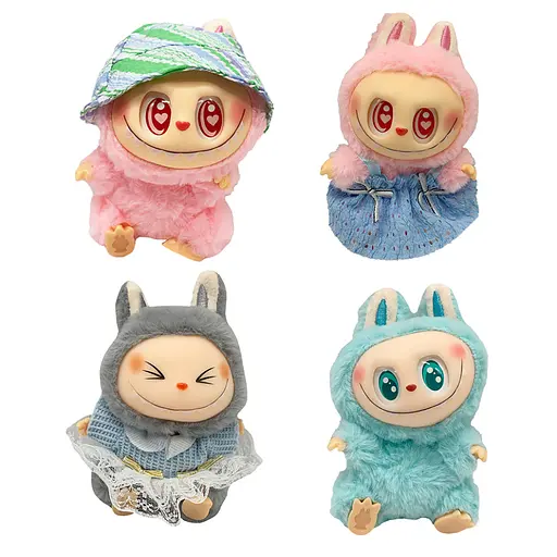 Дитяча м'яка іграшка-брелок The Monsters Labubu Bambi Labubu15 в асортименті - фото 1