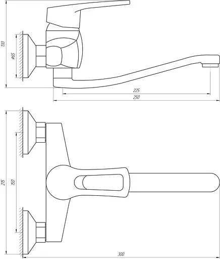 Смеситель для кухни Domino Sirius DSV-104 Хром - фото 4