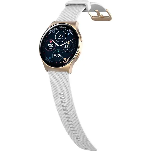 Смарт-часы Motorola Moto Watch 120 Rose Gold (MOSWZ120-RG) [138668] - фото 12