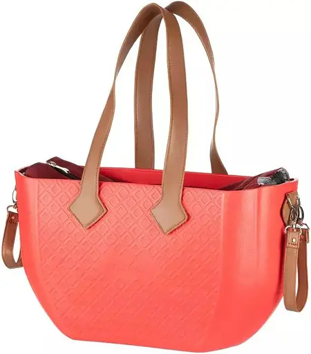 Сумка MyMia ручки эко-кожа, ремни для коляски, красно-коричневый Nuvita det0018687 - фото 2