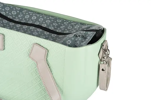 Сумка MyMia ручки эко-кожа, коврик, ремни для коляски, мятно-серый Nuvita det0018667 - фото 7