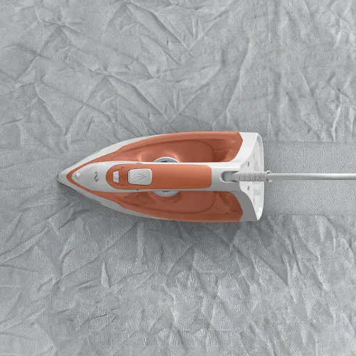 Паровой утюг Tefal Virtuo FV2C40E0, 120 г/мин, 0,24 литра, 2000 Вт, Белый / Оранжевый - фото 5