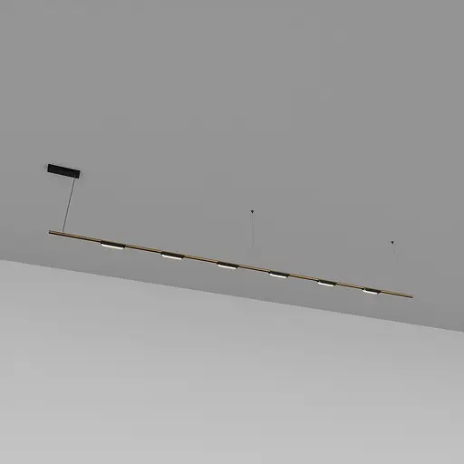 Подвесной светильник Skarlat RHL7789 38W GD+BK 3000K