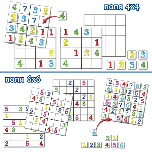 Дитяча розвиваюча гра "Логічні ряди. Цифри. Судоку" 82753 від 3 років - фото 3