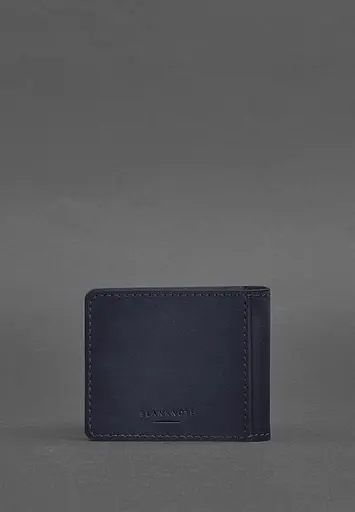 Кожаная обложка для удостоверения с гербом, синий Crazy Horse - фото 5