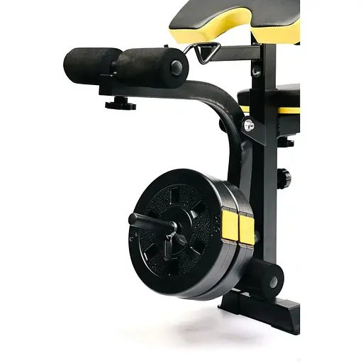 Лавка тренувальна Besport WB-004 для жиму зі стійкою під штангу та партою Скотта - фото 3