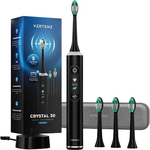 Звукова зубна щітка Vertenz Crystal 30 Black