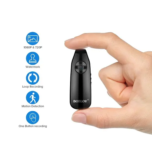 Міні камера Boblov IDV007 2Mp Full HD 1080P + фото + диктофон (100030) - фото 5